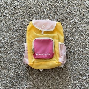 pre owned american girl backpack and accessories